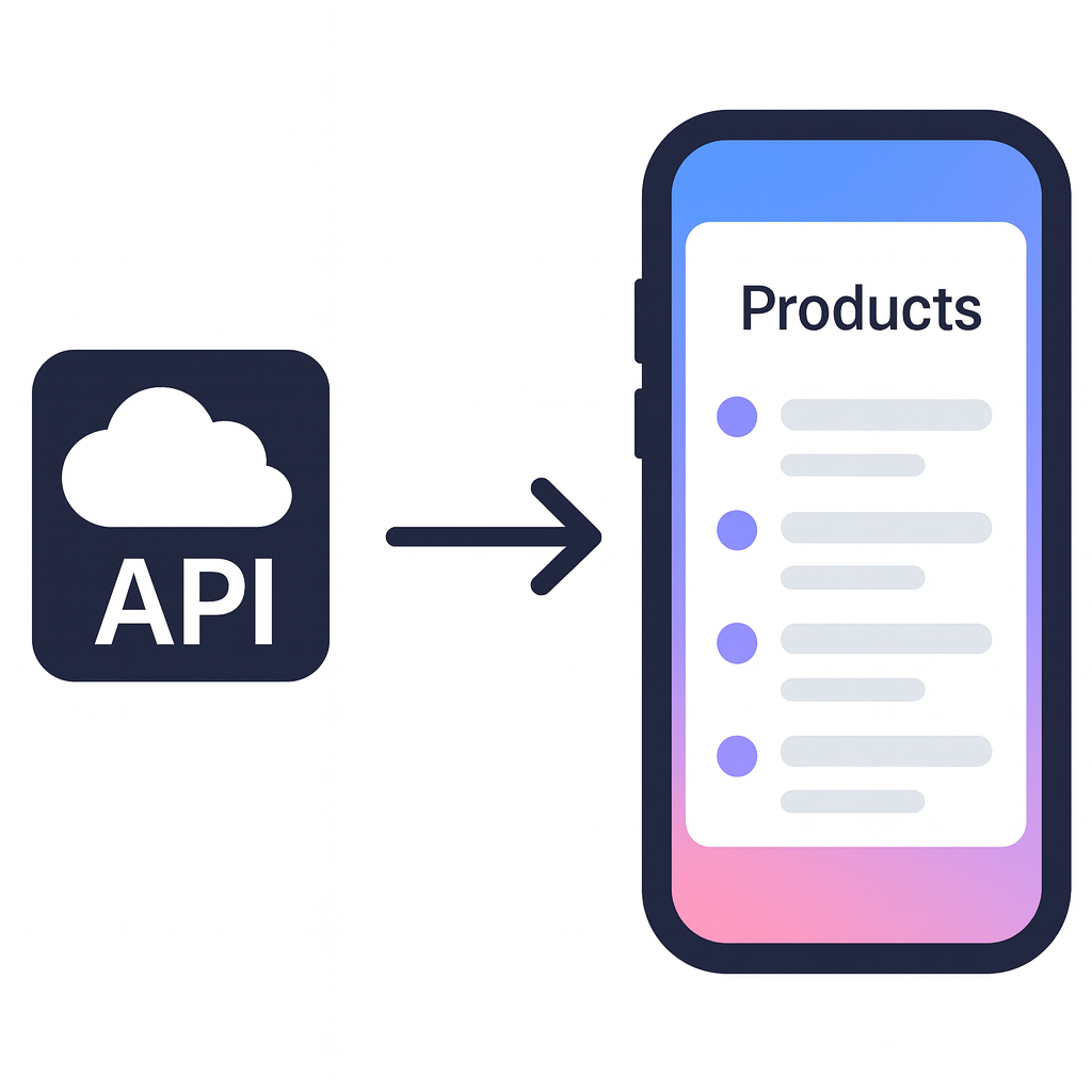 Liste de données chargées depuis une API dans React Native